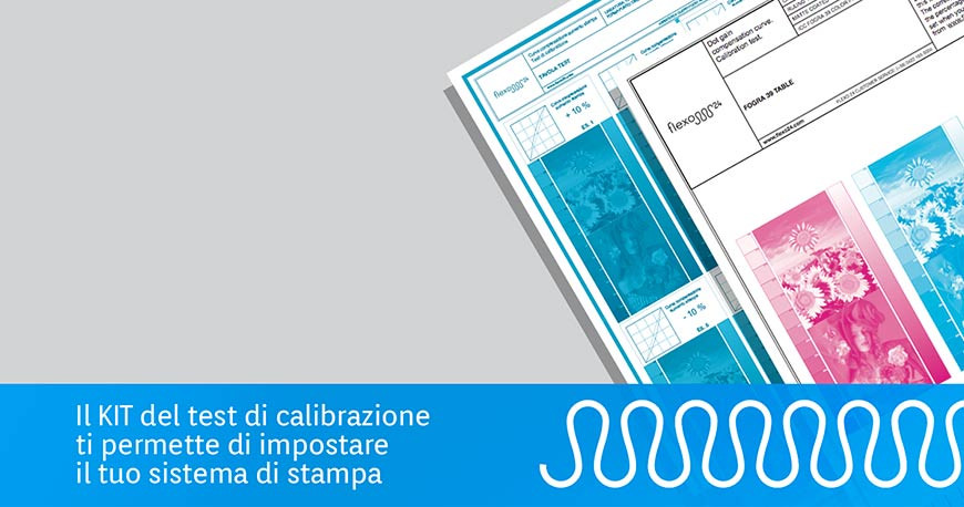 Macchina flessografica: impostala correttamente con il test di calibrazione flexo