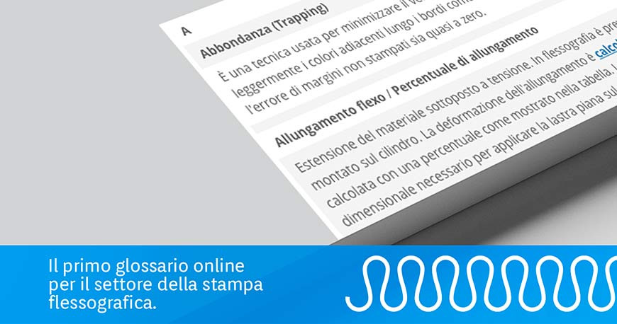 Clichè: significato e tutti gli altri termini d’uso flexo nel Glossario.