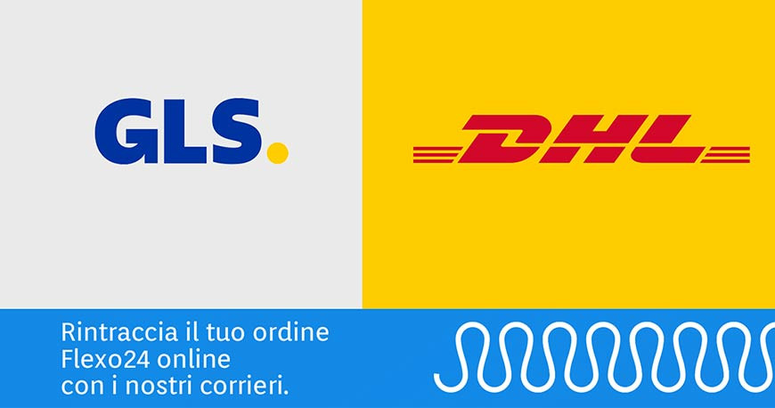 Rintraccia spedizione Flexo 24 con GLS e DHL!