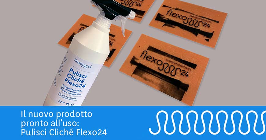 Pulisci cliché Flexo24, efficace e pronto all’uso