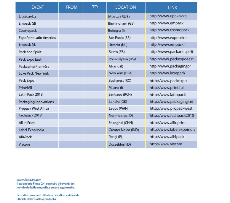 Calendario Flexo 24