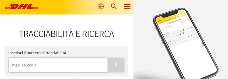 Come avere il controllo del proprio ordine con DHL? Con il tracking code e la pagina di ricerca!