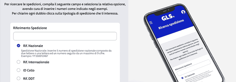 RINTRACCIA SPEDIZIONE CON GLS, QUANDO VERRÀ CONSEGNATO IL MIO ORDINE