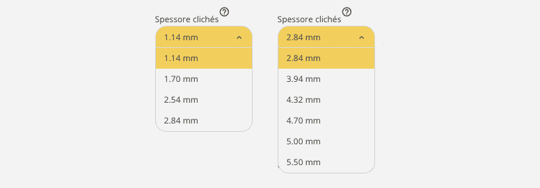 Spessori cliché Flexo24