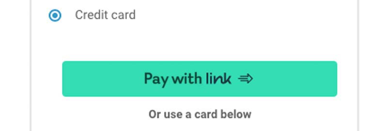 How to pay plates with the new "Pay with Link" method?